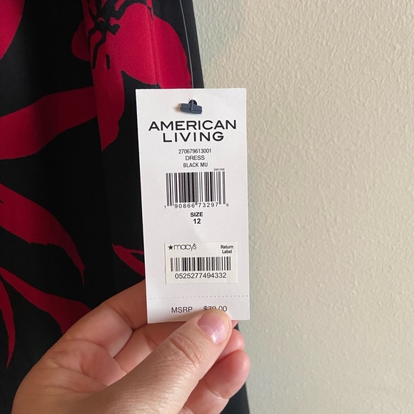 American Living Cold Shoulder Dress - Picture 5 of 9